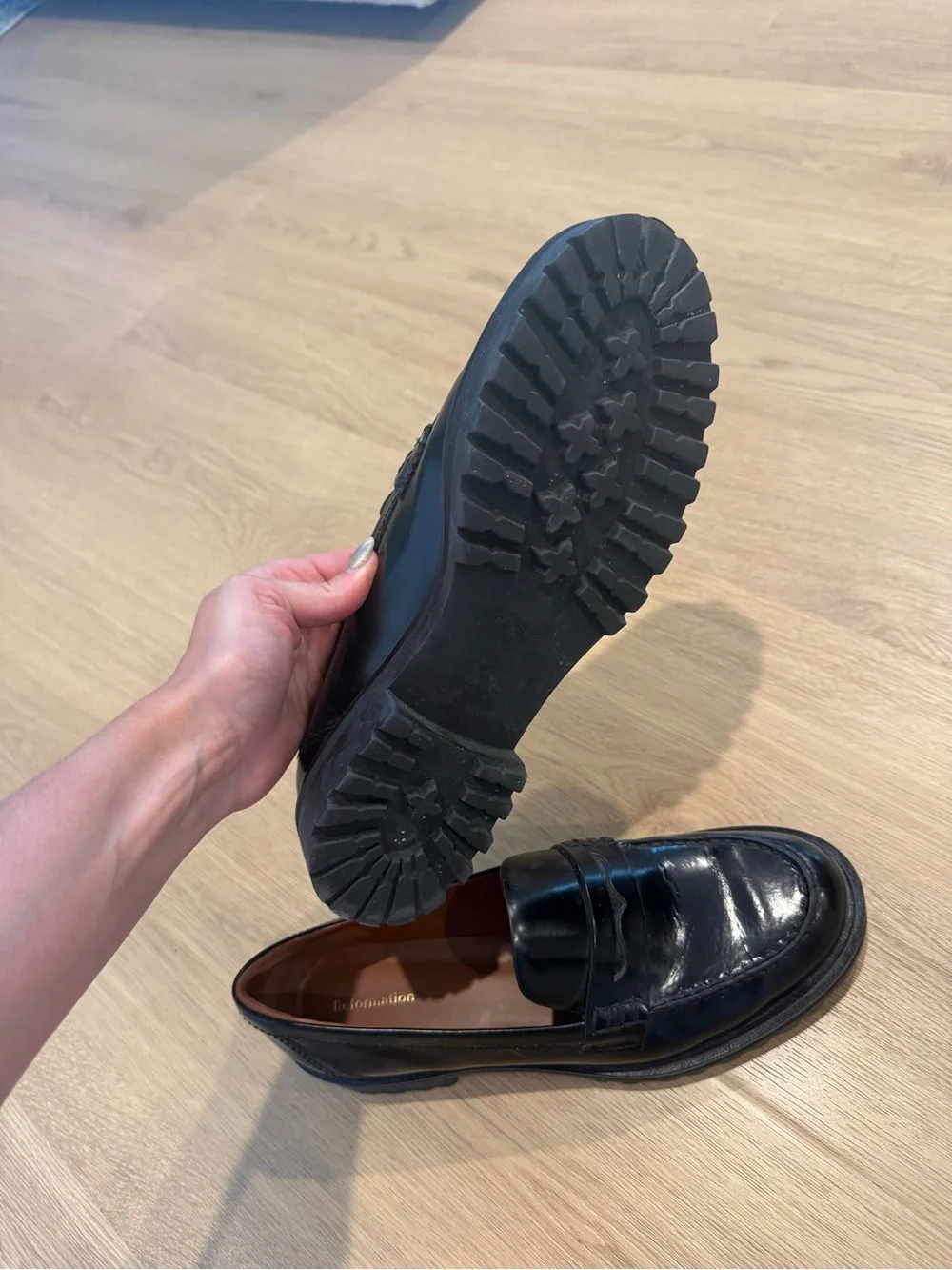 Reformation Agathea Leather Loafers for Women